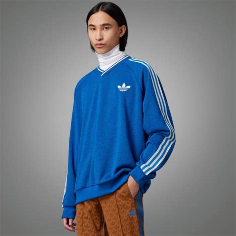 adidas vintage jacek blau weiss|adidas sweater vintage.